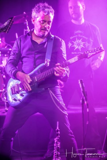 Loïc, Penumbra's guitars playing in concert